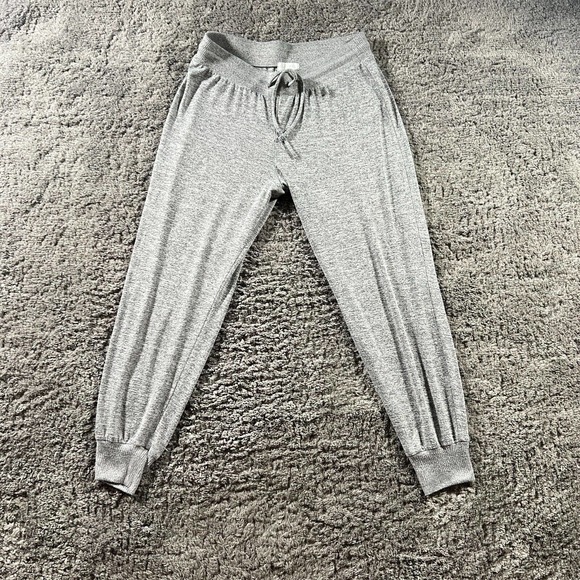 GAP Other - Love By Gap Pajama Pants Womens Large Gray Jogger Lounge Marled Tapered Leg Knit
